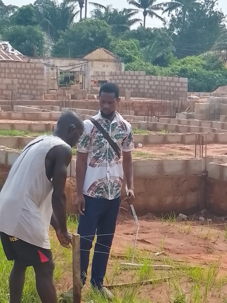 Residential building construction, QC/QS operations, setting out project in Nsukka Enugu State, Nigeria